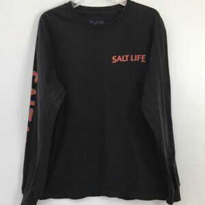 Salt Life Mens Long Sleeve Logo Tee Size S GREAT Condition